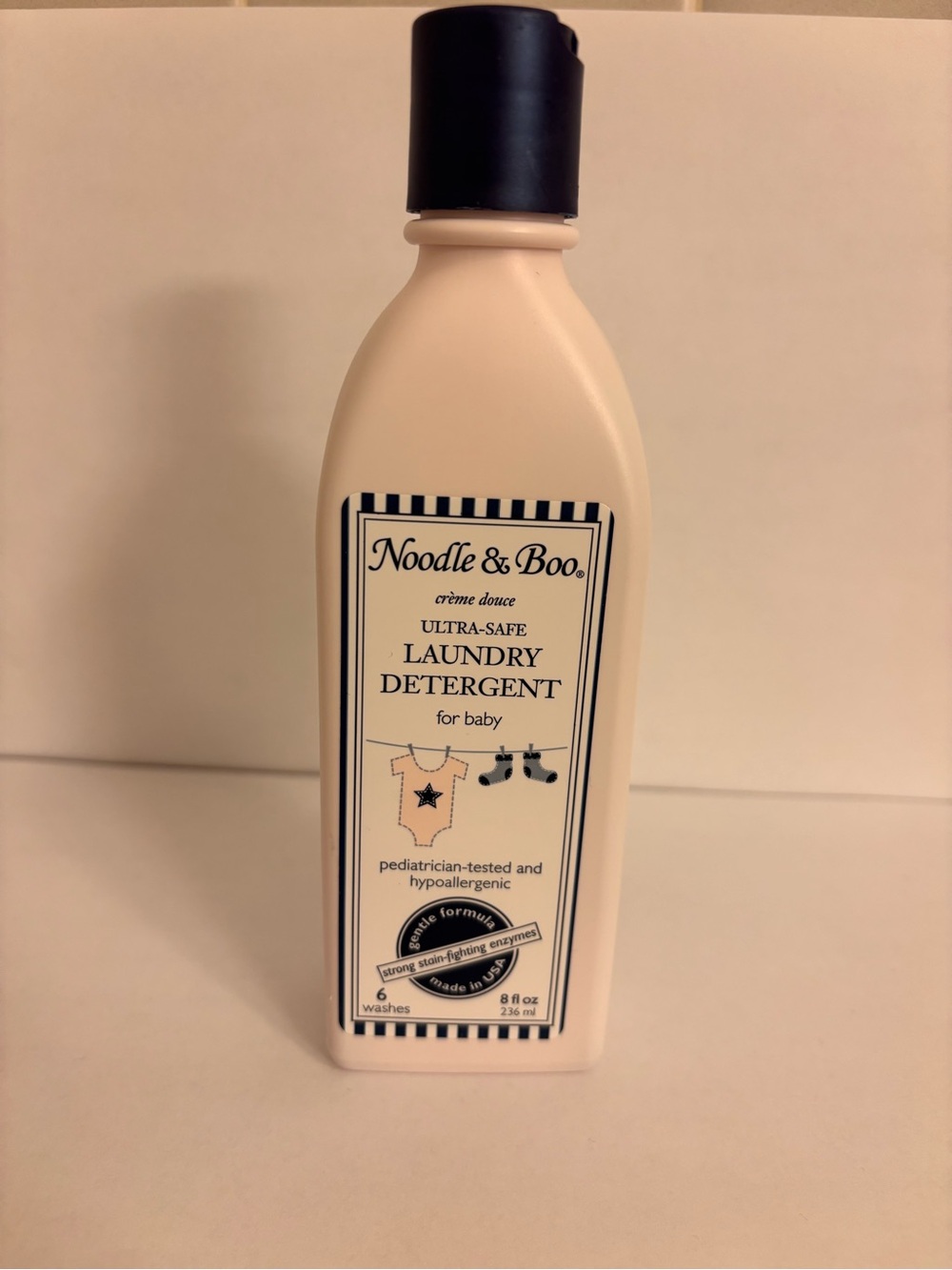 Noodle & Boo Cream Ultra-Safe Laundry Detergent Hypo-Allergenic 8oz Sealed
